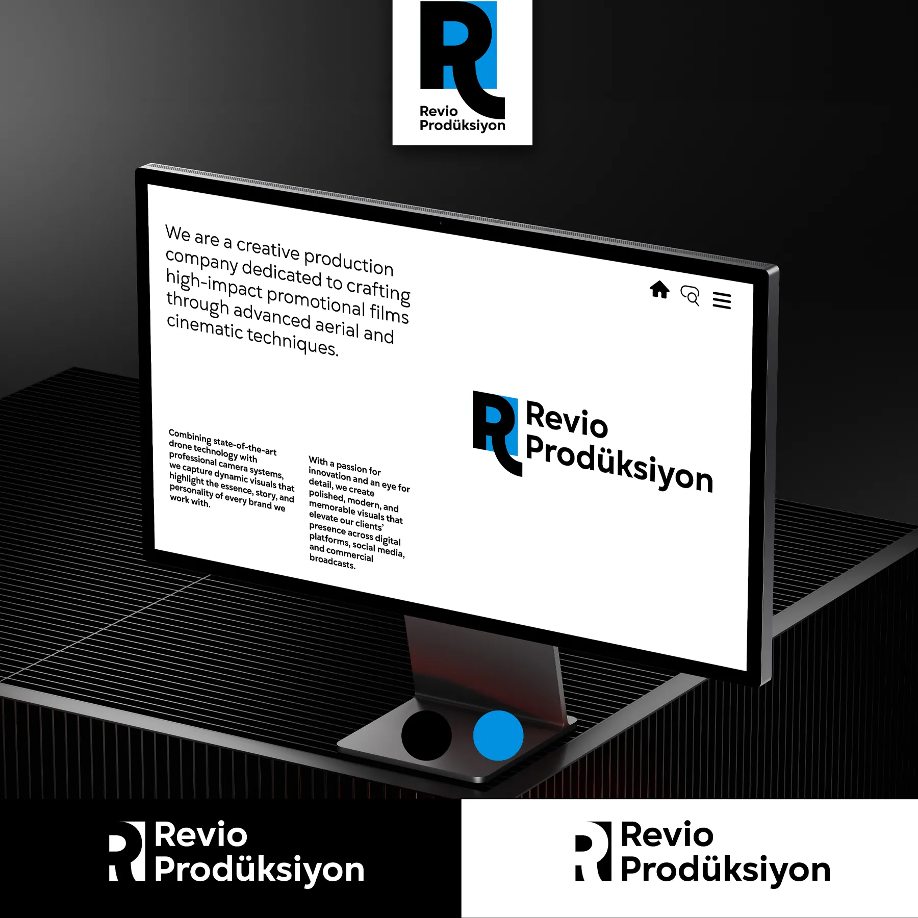 Revio Prodüksiyon Logo